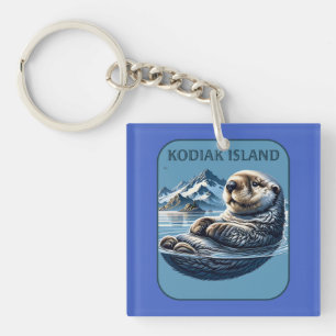 Kodiak-Insel Seeotter Alaska Schlüsselanhänger