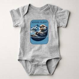 Kodiak Island Sea Otter Alaska Baby Strampler