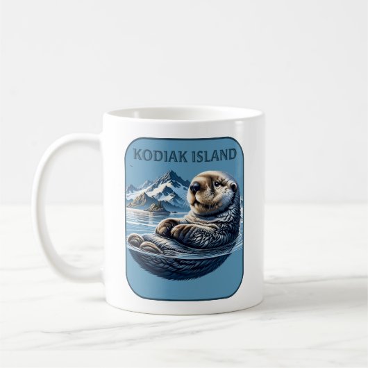 Kodiak Island Sea Otter Alaska Kaffeetasse (Links)