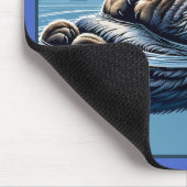 Kodiak Island Sea Otter Alaska Mousepad (Ecke)