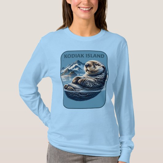 Kodiak Island Sea Otter Alaska T-Shirt (Vorderseite)