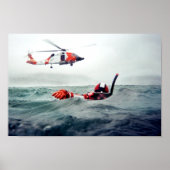 Kodiak Rescue Schwimmer - Küstenwache Poster (Vorne)