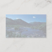 Kodiak-Strom und Berge im Sommer Visitenkarte (Rückseite)