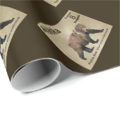 Kodiakbär Geschenkpapier (Rolleneckpunkt)