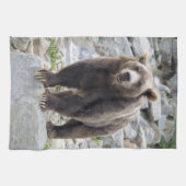 Kodiakbär Geschirrtuch (Horizontal)