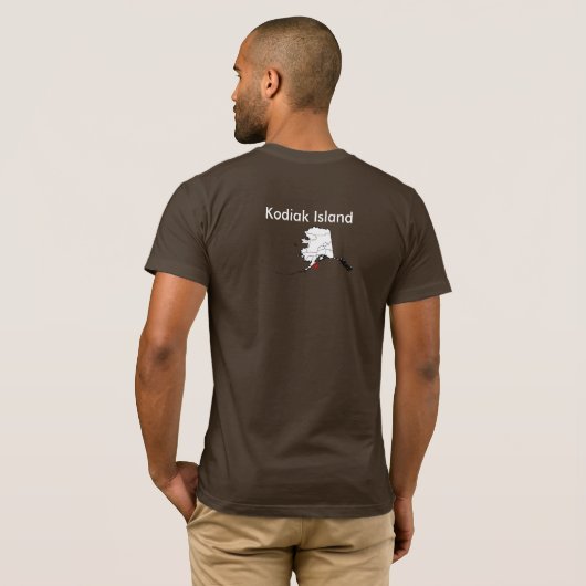 Kodiakinsel T-Shirt (Schwarz voll)