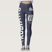 KodiakLacrosse - blaue Leggings (Vorderseite)