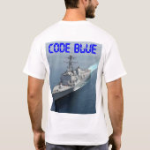 Kodieren Sie Blau T-Shirt (Rückseite)