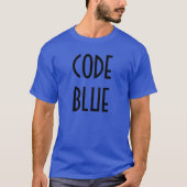 "Kodieren Sie blauen" T - Shirt (Vorderseite)