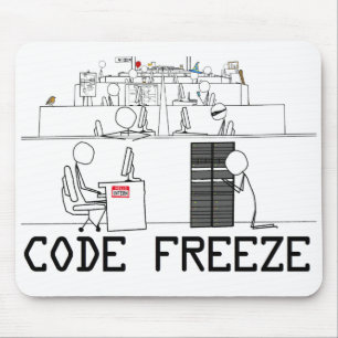 Kodieren Sie Frost-Mausunterlage Mousepad