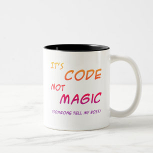 Kodieren Sie magische Tasse