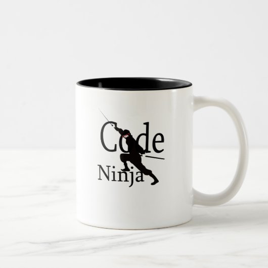 Kodieren Sie Ninja Zweifarbige Tasse (Rechts)