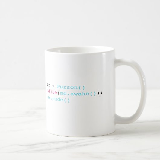 Kodieren Sie Pythonschlange Kaffeetasse (Rechts)