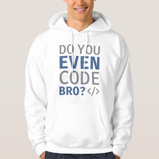 Kodieren Sie sogar Banner? Hoodie (Vorderseite)
