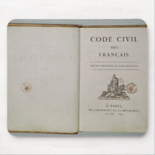 Kodieren Sie ziviles, offen am titlepage, 1804 Mousepad