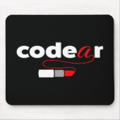 Kodierer - Mädchen Mousepad (Vorne)