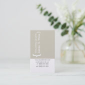 Kodierer minimaler CSS-Computerprogrammierer Visitenkarte (Stehend Vorderseite)