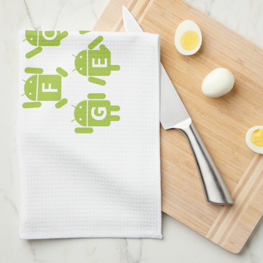 Kodiert für Gang (Bugdroid Softwareentwickler) Handtuch (Viertel Falte)