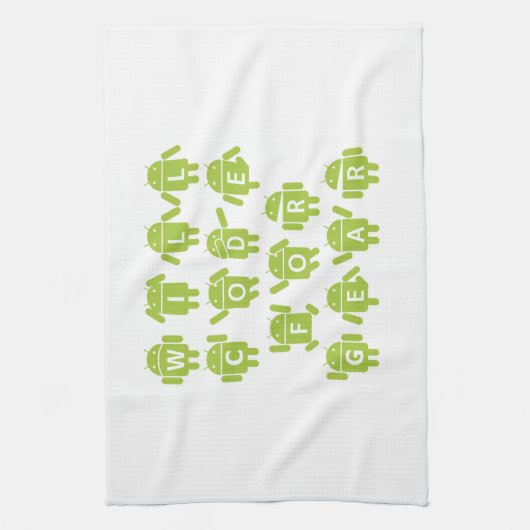 Kodiert für Gang (Bugdroid Softwareentwickler) Handtuch (Vertikal)