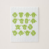 Kodiert für Gang (Bugdroid Softwareentwickler) Puzzle (Vertikal)