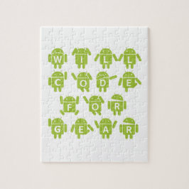 Kodiert für Gang (Bugdroid Softwareentwickler) Puzzle