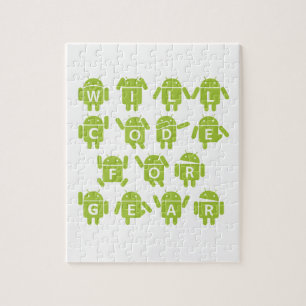 Kodiert für Gang (Bugdroid Softwareentwickler) Puzzle