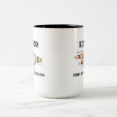 Kodiert für Geschichtenerzählen (DNS-Reproduktion) Zweifarbige Tasse (Mittel)