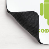 Kodiert für Nahrung (androider Softwareentwickler) Mousepad (Ecke)