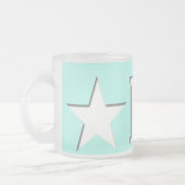 Kodierte Meldung? Mattierte Tasse (Links)