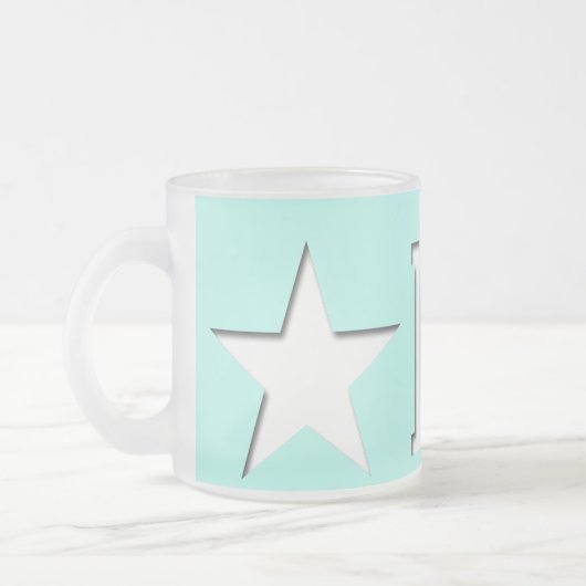 Kodierte Meldung? Mattierte Tasse (Links)