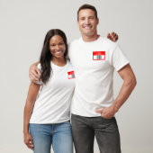 Kodierter Namensschild T-Shirt (Unisex)