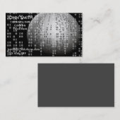 Kodierungstechnologielehrer oder -tutor visitenkarte (Vorne/Hinten)