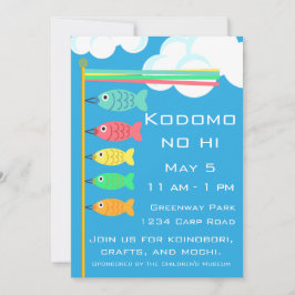 Kodomo-no-hi Koinobori Carp Einladung