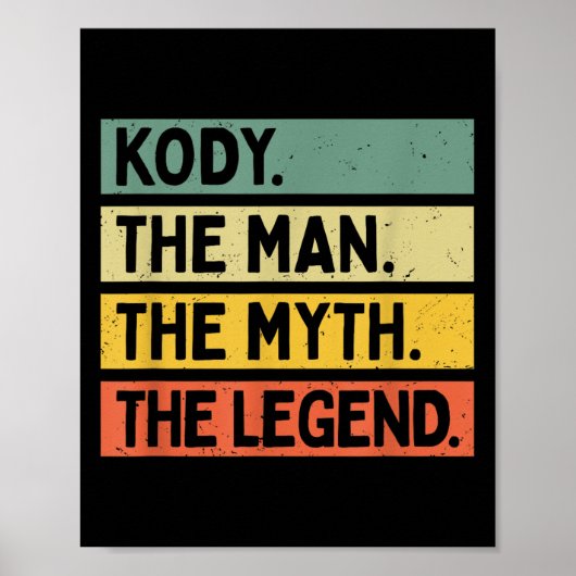 Kody, der Mann, der Mythos, die Legende, ist ein F Poster (Vorne)