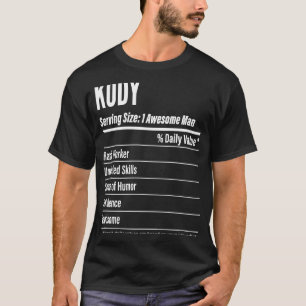 Kody Nutritional Facts Serving Size Calories T-Shirt
