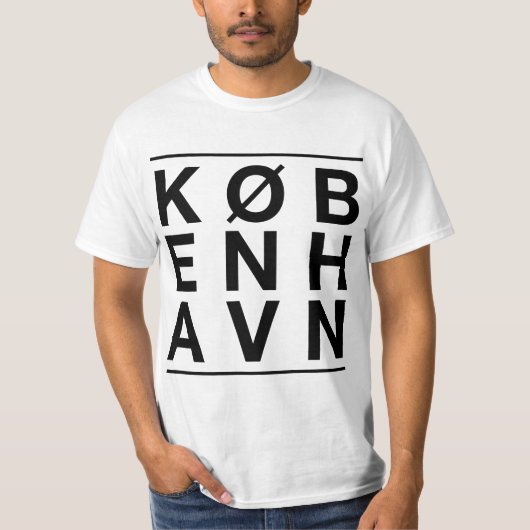 Koebenhavn by Copenhagen Denmark  T-Shirt (Vorderseite)