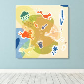 koeien in de natuur leinwanddruck (Insitu (Holzboden))