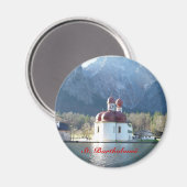 Koenigsee, St. Bartholomä Magnet (Vorderseite/Rückseite)