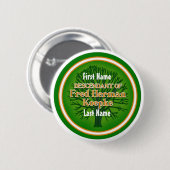 Koepke Wiedersehen-Nachkomme-Button - Fred Herman Button (Vorne & Hinten)