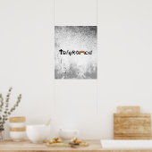 KOEXISTE MIT TOLERANZ -.pnng Poster (Küche)