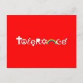 KOEXISTE MIT TOLERE POSTKARTE (Vorderseite)