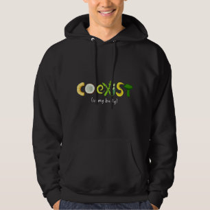 Koexistenz Gemüse Broccoli Parody Vegan Apple Hoodie