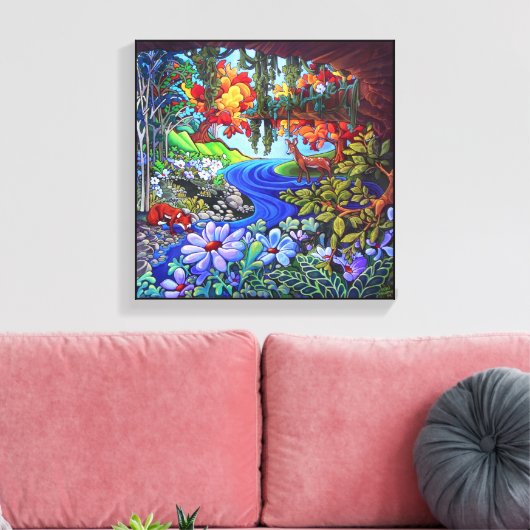 Koexistenz Leinwanddruck (Insitu (Wohnzimmer))