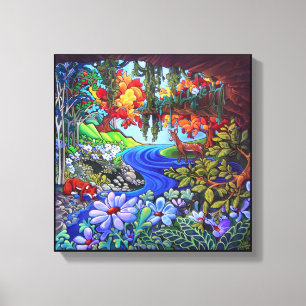 Koexistenz Leinwanddruck