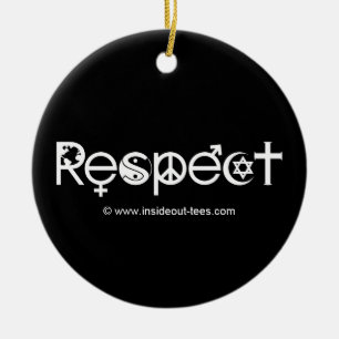 Koexistenz mit Respekt - Frieden und Toleranz Keramikornament