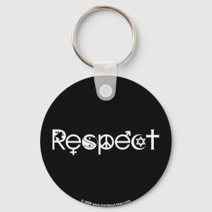 Koexistenz mit Respekt - Frieden und Toleranz Schlüsselanhänger