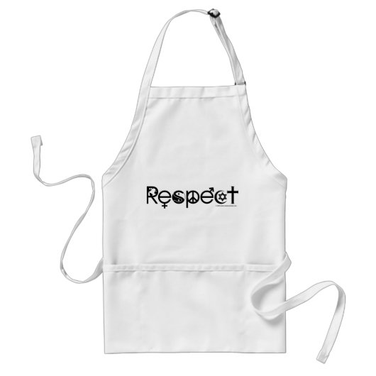 Koexistenz mit Respekt - Frieden und Toleranz Schürze (Vorne)
