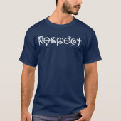 Koexistenz mit Respekt - Frieden und Toleranz T-Shirt (Vorderseite)