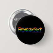 Koexistenz mit Respekts-Gay Pride Button (Vorne & Hinten)