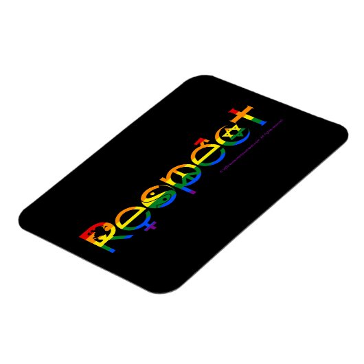 Koexistenz mit Respekts-Gay Pride Magnet (Linke Seite)